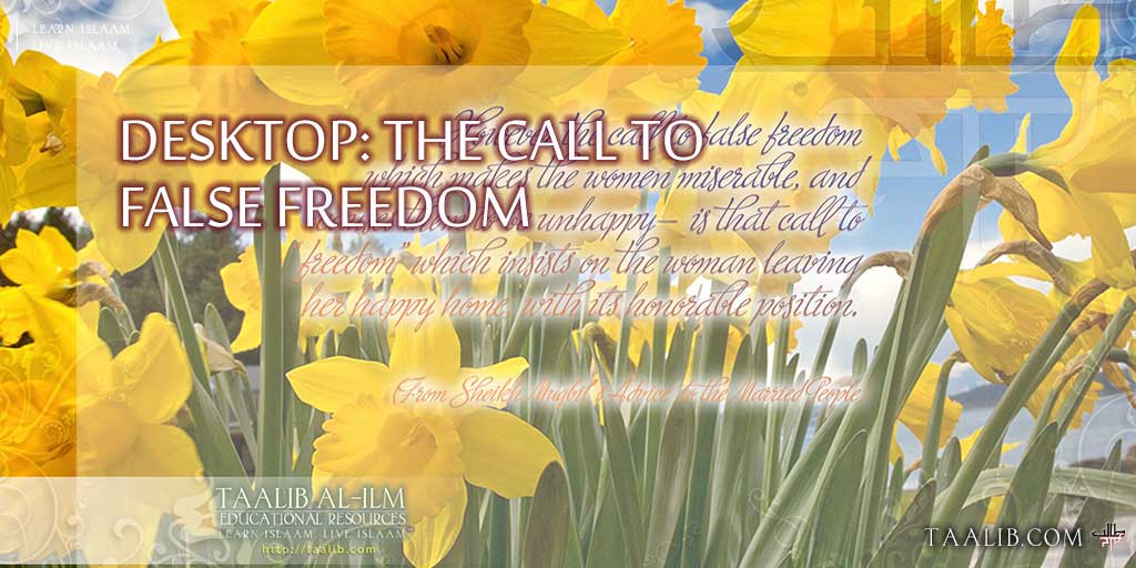 Desktop: The Call To False Freedom