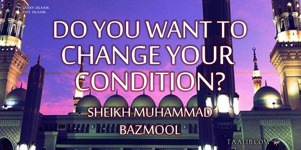 Do You Want To Change Your Condition?